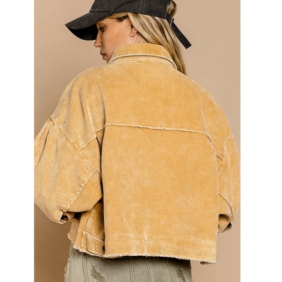 Maisie Vintage Style Cropped Corduroy Jacket NWT - Picture 3 of 14